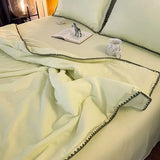 Soft And Glutinous Summer Cool Quilt Washable Cotton And Soybean Fiber Air Conditioning Quilt, Fresh Green