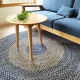 Living Room Carpet Home Decoration Traditional Hand Knitting Natural Jute Denim Soft Bedroom Mat Wear-resistant and Durable Rugs