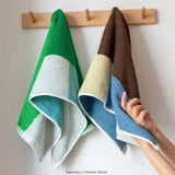 Taooba-Color Matching Pure Cotton Towels Yarn-dyed Face Soft Towel Class Long-staple  Absorbent Bath Towel  Kids Towel