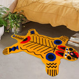 Art Carpet Irregular Shape Tiger Animal Pattern Living Room Rugs Fluffy Non Slip Bedroom Lounge Sofa Coffee Table Mat Customized