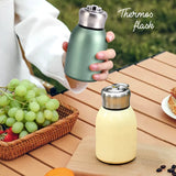 Taooba-300ml Mini Cute Coffee Vacuum Flasks Thermoes Stainless Steel Travel Drink Water Bottle Thermoses Cups Mugs School Kids Gift New