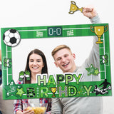 Football Theme Photo Props for Boys Birthday Party Soccer Themed Photo Booth  Frame Kids Birthday Sports Party Decorations