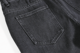 Taooba- 7022 DARK GRAY STRAIGHT DENIM JEANS