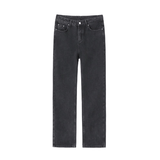 Taooba- 7022 DARK GRAY STRAIGHT DENIM JEANS