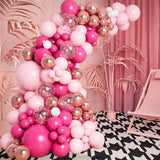 Pink Gold Balloon Garland Arch Kit Happy Birthday Party Decoration Kids Wedding Birthday Balloon Latex Baloon Baby Shower Decor