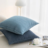 Taooba-INS Nordic Cushion Cover Thickened Solid Chenille Throw Pillow Covers 45x45/50x50/60x60/65X65cm for Sofa Bed Living Room Decor