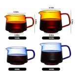 Taooba-300ML/550ML Glass Coffee Sharing Pot Coffee Server Pour Out Home Brewing Cup Hand Made Coffee Maker Coffee Pot