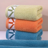 Taooba-Pure Cotton Household Towel, Thick Water Absorbent, Untwisted Yarn Jacquard, New, 2024