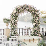 Wedding Arch Decorative Plastic Flower Frame Garden Backdrop Pergola Stand Rustic Wedding Birthday Party Decoration DIY Arch