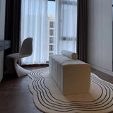 Living Room Carpet Irregular Shape Home Decor Fluffy Plush Bedroom Bedside Rug Thick Non-slip Coffee Table Floor Mat Tapete