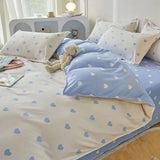 Taooba Checkerboard Bedding Set No Comforter Quilt Duvet Cover Pillowcase Flat Sheet Single Queen Size Polyester Bedclothes