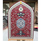 Bohemia Printed Prayer Mat for Muslim Ramadan Tassel Rug Worship Kneel Carpet Non-slip Travel Praying Rug Islamic Eid Gifts