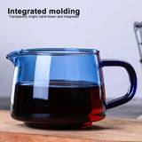 Taooba-300ML/550ML Glass Coffee Sharing Pot Coffee Server Pour Out Home Brewing Cup Hand Made Coffee Maker Coffee Pot