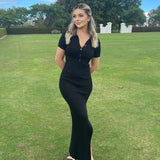 Taooba 'Sleek Latte' Slit Dress