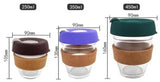 Taooba-Silica gel glass coffee cup cork set of insulation against the hot ideas with cup