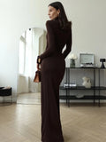 Taooba Elsie Thigh Split Maxi Dress