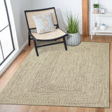 Living Room Carpet Pure Natural Jute Traditional Hand Weaven Soft Breathable Bedroom Rug Minimalism Comfortable Coffee Table Mat