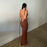 Taooba Emmett Backless Long Dress