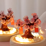 Taooba-Cherry Blossom Tree Nightlight diy material package handmade desktop ambience luminous decoration for