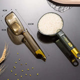 Taooba-1pcs Long Handle Measuring Spoon with Coffee Clip Cute Scoop Rice Digging Flour Digging Rice Baking Pet Feeding Dog Cat Food