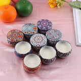 Iron Can Soybean Wax Nine-piece Smokeless Scented Candle Set with Gift Candle Set