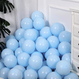 Taooba Color Palette 103pcs Macaron Blue Happy Birthday Latex Balloon Party Wedding Backdrop Arch Baby Shower White Golden Decor Vacation Atmosphere