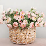 Artificial Flowers Real Touch Silk Daisy Bouquet Mixed Floral Bridal Handheld Fake Flowers Home For Wedding Home Decoration