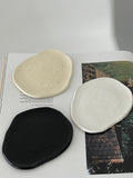 Ceramic Table Mat Candle Mat Photo Props Dessert Tray Decorative Plate Fruit Mat Jewelry Storage Mini Plate Dessert Tray