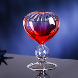 Taooba-1Pcs Creative South Korea Ins-style Water Glass Cocktail Lovely Heart-shaped Cup Glass Wine Juice Club Drinkware Decoration