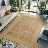 Living Room Carpet Natural Jute Traditional Hand Knitting Home Decoration Printed Rug Wear Resistant Durable Soft Anti Slip Mats