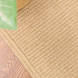 Living Room Carpet Natural Jute Hand Woven Breathable Home Decoration Bedroom Rug Wear Resistant Durable Modern Minimalism Mats