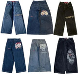 Taooba-JNCO clothing Men baggy jeans Y2K high quality Embroidered 2000s biggest trashy ropa aesthetic streetwear Hip Hop wide leg jeans