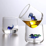 Creative Three-Dimensional Animal Glass Water Cup Cute Modeling Household Simple Glass Juice Drink Milk Cup