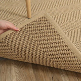 Living Room Carpet Natural Jute Hand Woven Home Decoration Bedroom Rug Wear Resistant Durable Soft Comfortable Breathable Mats