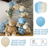 Macaron Blue Balloon Garland Arch Kit Wedding Birthday Ballon Birthday Party Decorations Kids Latex Baloon Baby Shower Girl Boy