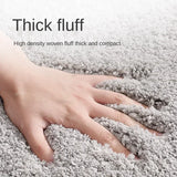 Super Thick Fluff Fiber Bath Mats Comfortable and Soft Bathroom Carpet Non-slip Absorbent Rug Foot Mat Shower Room Doormat