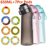 Taooba-Air Flavored Water Bottle Scent Up Water Cup Sports Water Bottle For Outdoor Fitness Fashion Water Cup With Straw Flavor Pods