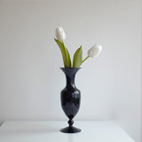 Taooba-Black Sculptural Glass Vase