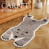 Living Room Carpet Irregular Shape Cartoon Home Decor Plush Fluffy Bedroom Bedside Rug Kids Room Crawling Mat Tapis Tapete Ковры