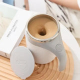 Taooba-NEW Electric magnetic USB charging mixing coffee cup automatic 304 stainless steel magnetic cup web celebrity creative mugs