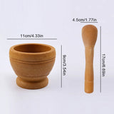 Taooba-UBBT Spice Crusher Bowl Mortar Pestle Spice Pepper Crusher Herbs Grinder Garlic Mixing Bowl Press Bowl Kitchen Tools