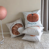 Ins Style Home Decoration Food Dessert Pillow Cover Car Sofa Pillow Cover Living Room DecorCushion Printing Pillow Case Coussin