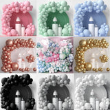 Pastel Blue Macaron Color Balloon Garland Arch Kit Romantic Wedding Valentine Party Balloons Baby Shower Kids Birthday Accessory