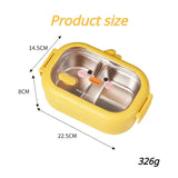 Food Container Lunch Box for Food 304 Stainless Steel Thermal Lunchbox Portable Kids Bento Box for Adult Children Microwavable