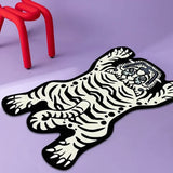 Tiger Rug Bedroom Home Carpet Cartoon Animal Living Room Decoration Area Rugs Kid Creativity Bedside Floor Mat Anti-slip Doormat