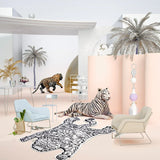 Living Room Carpet Cartoon Abstract Tiger Home Decoration Bedside Rug Large Area Children Bedroom Cute Cloakroom Mat ковер Tapis