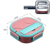 Taooba-Outing Tableware 304 Portable Stainless Steel Lunch Box Baby Child Student Outdoor Camping Picnic Food Container Bento Box