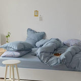 Taooba Solid Color Cotton Bedding Set (5 Colors)