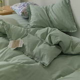 Taooba Solid Color Cotton Bedding Set (5 Colors)