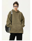 Taooba Suede Comfortable Oversized Hoodie